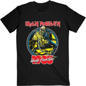 Iron Maiden - World Piece Tour '83 V2 Uni Bl    in der Gruppe MERCH / T-Shirt / Rockoff_Nya April24 bei Bengans Skivbutik AB (5532253r)