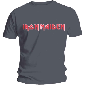 Iron Maiden - Classic Logo Uni Char    in der Gruppe MERCH / T-Shirt / Rockoff_Nya April24 bei Bengans Skivbutik AB (5532316r)