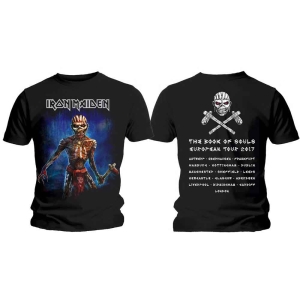 Iron Maiden - Axe Eddie Bos Euro Tour Uni Bl    in der Gruppe MERCH / T-Shirt / Rockoff_Nya April24 bei Bengans Skivbutik AB (5532330r)