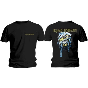 Iron Maiden - Powerslave Head & Logo Uni Bl    in der Gruppe MERCH / T-Shirt / Rockoff_Nya April24 bei Bengans Skivbutik AB (5532344r)