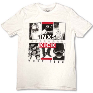 Inxs - Kick Tour Uni Wht    in der Gruppe MERCH / T-Shirt / Rockoff_Nya April24 bei Bengans Skivbutik AB (5532664r)