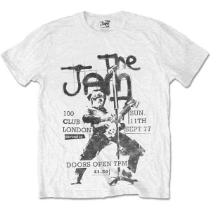 The Jam - 100 Club 77 Uni Wht T-Shirt in der Gruppe MERCHANDISE / T-shirt / Pop-Rock,Punk bei Bengans Skivbutik AB (5532666r)