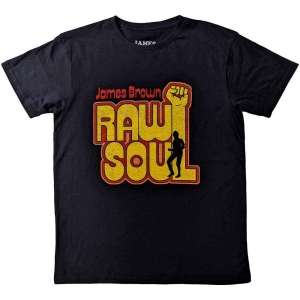 James Brown - Raw Soul Uni Bl    in der Gruppe MERCH / T-Shirt / Rockoff_Nya April24 bei Bengans Skivbutik AB (5532669r)