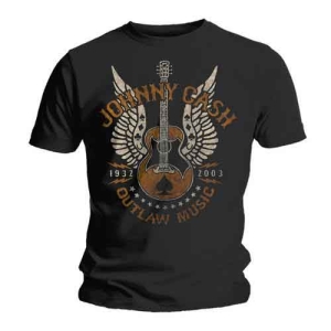 Johnny Cash - Outlaw Uni Bl    in der Gruppe MERCHANDISE / T-shirt / Country bei Bengans Skivbutik AB (5532691r)