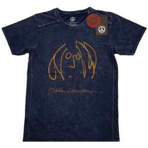 John Lennon - Self Portrait Snow Wash Uni Navy    in der Gruppe MERCH / T-Shirt / Rockoff_Nya April24 bei Bengans Skivbutik AB (5532704r)