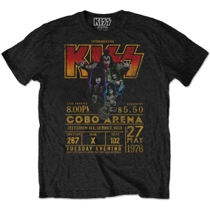 Kiss - Cobo Arena '76 Uni Bl Eco    in der Gruppe MERCH / T-Shirt / Rockoff_Nya April24 bei Bengans Skivbutik AB (5532707r)