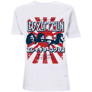 Led Zeppelin - Japanese Burst Uni Wht    in der Gruppe MERCH / T-Shirt / Rockoff_Nya April24 bei Bengans Skivbutik AB (5532717r)