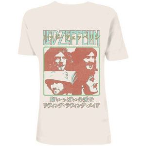 Led Zeppelin - Japanese Poster Uni Natrl    in der Gruppe MERCH / T-Shirt / Rockoff_Nya April24 bei Bengans Skivbutik AB (5532719r)