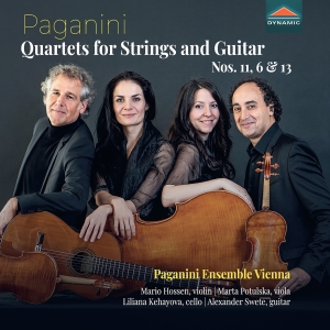 Paganini Ensemble Vienna - Paganini: Quartets For Strings & Gu in der Gruppe CD bei Bengans Skivbutik AB (5532759)