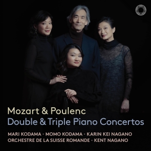 Mari Kodama Momo Kodama Karin Kei - Mozart & Poulenc: Double & Triple C in der Gruppe MUSIK / SACD / Klassiskt bei Bengans Skivbutik AB (5532770)