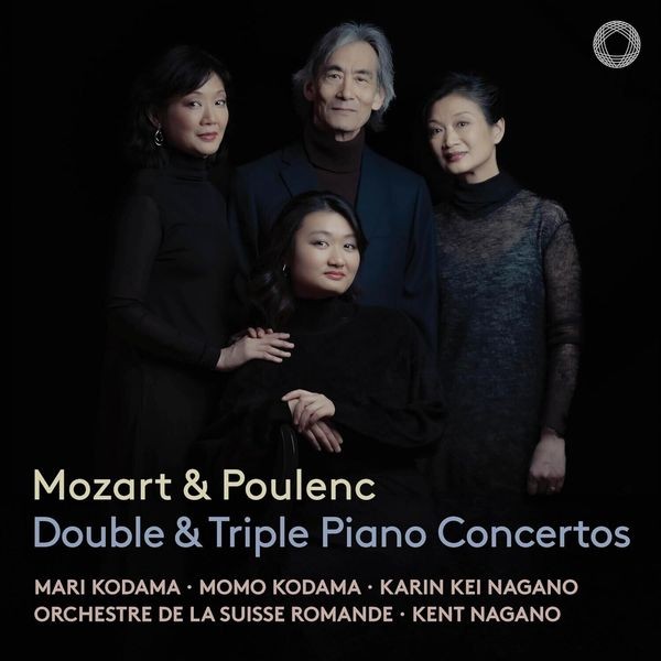 Mari Kodama Momo Kodama Karin Kei - Mozart & Poulenc: Double & Triple C in der Gruppe MUSIK / SACD / Klassiskt bei Bengans Skivbutik AB (5532770)