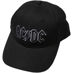 Ac/Dc - Black Logo Bl Baseball C in der Gruppe MERCH / Minsishops-merch / Ac/Dc bei Bengans Skivbutik AB (5532863)