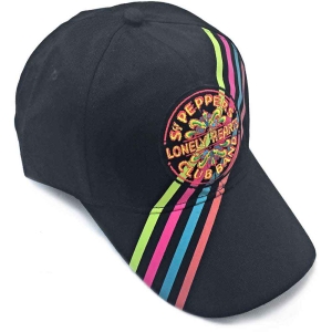 The Beatles - Sgt Pepper Stripes Bl Baseball C in der Gruppe MERCHANDISE / Merch / Pop-Rock bei Bengans Skivbutik AB (5532877)