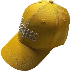 The Beatles - White Drop T Logo Yell Baseball C in der Gruppe MERCHANDISE / Merch / Pop-Rock bei Bengans Skivbutik AB (5532885)