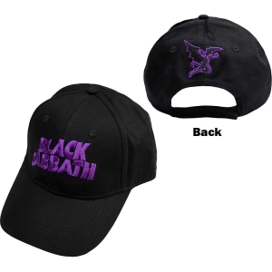 Black Sabbath - Logo & Devil Bl Baseball C in der Gruppe MERCHANDISE / Merch / Hårdrock bei Bengans Skivbutik AB (5532901)