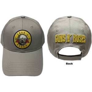 Guns N Roses - Circle Logo Grey Baseball C in der Gruppe MERCHANDISE / Merch / Hårdrock bei Bengans Skivbutik AB (5532934)