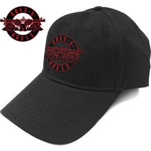 Guns N Roses - Red Circle Logo Bl Baseball C in der Gruppe MERCHANDISE / Merch / Hårdrock bei Bengans Skivbutik AB (5532936)