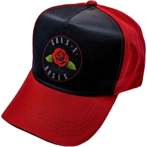 Guns N Roses - Rose Red/Bl Baseball C in der Gruppe MERCHANDISE / Merch / Hårdrock bei Bengans Skivbutik AB (5532938)