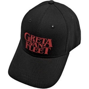 Greta Van Fleet -  Red Logo Bl Baseball C in der Gruppe MERCHANDISE / Merch / Hårdrock bei Bengans Skivbutik AB (5532942)