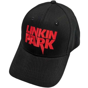 Linkin Park - Red Logo Bl Baseball C in der Gruppe MERCHANDISE / Merch / Hårdrock bei Bengans Skivbutik AB (5532958)