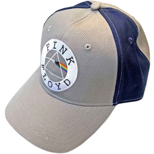 Pink Floyd - Circle Logo Grey/Navy Baseball C in der Gruppe MERCHANDISE / Merch / Pop-Rock bei Bengans Skivbutik AB (5532984)