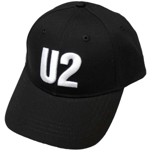 U2 - White Logo Bl Baseball C in der Gruppe MERCHANDISE / Merch / Pop-Rock bei Bengans Skivbutik AB (5533132)