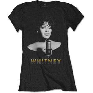 Whitney Houston - B&W Photo Lady Bl    in der Gruppe MERCHANDISE / T-shirt / Pop-Rock bei Bengans Skivbutik AB (5533467r)