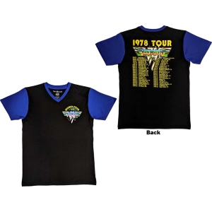 Van Halen - 1978 Tour Dates Uni Bl/Purp Raglan:  in der Gruppe MERCH / T-Shirt / Rockoff_Nya April24 bei Bengans Skivbutik AB (5533584r)