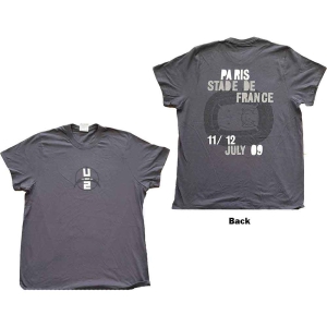 U2 - 360 Degree Tour Paris 2009 Uni Grey    in der Gruppe MERCHANDISE / T-shirt / Pop-Rock bei Bengans Skivbutik AB (5533728)
