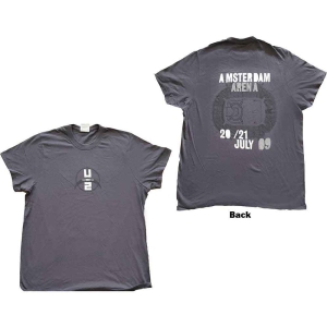 U2 - 360 Degree Tour Amsterdam 2009 Uni Grey  in der Gruppe MERCHANDISE / T-shirt / Pop-Rock bei Bengans Skivbutik AB (5533733)