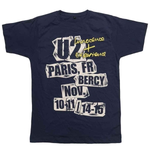 U2 - I+E Paris Event 2015 Uni Lht Navy    in der Gruppe MERCH / T-Shirt / Rockoff_Nya April24 bei Bengans Skivbutik AB (5533788r)