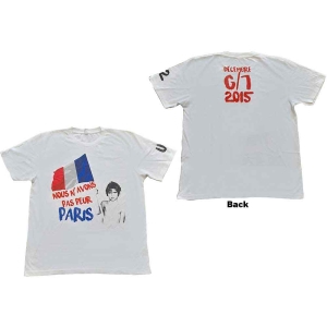 U2 - Paris 2015 Nous N'avons Pas Peur Uni Wht in der Gruppe MERCH / T-Shirt / Rockoff_Nya April24 bei Bengans Skivbutik AB (5533803r)