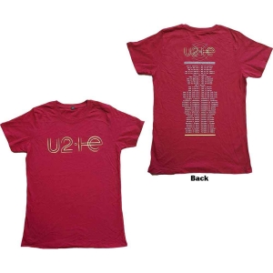 U2 - I+E 2015 Tour Dates Uni Maroon    in der Gruppe MERCH / T-Shirt / Rockoff_Nya April24 bei Bengans Skivbutik AB (5533809r)