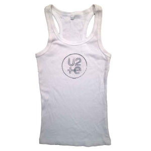 U2 - 2015 Tank Vest Lady Wht Vest:  in der Gruppe MERCH / T-Shirt / Rockoff_Nya April24 bei Bengans Skivbutik AB (5533842r)