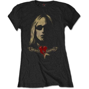 Tom Petty - Shades & Logo Lady Bl    in der Gruppe MERCH / T-Shirt / Rockoff_Nya April24 bei Bengans Skivbutik AB (5534168r)