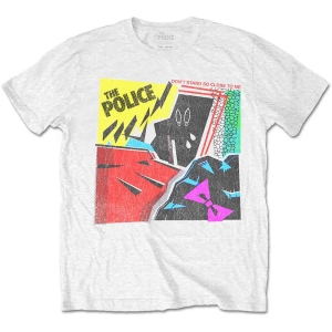 The Police - Don't Stand Uni Wht    in der Gruppe MERCH / T-Shirt / Rockoff_Nya April24 bei Bengans Skivbutik AB (5534184r)
