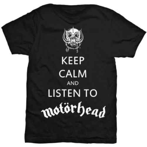 Motorhead - Keep Calm Uni Bl in der Gruppe MERCH / T-Shirt / Rockoff_Nya April24 bei Bengans Skivbutik AB (5534440r)