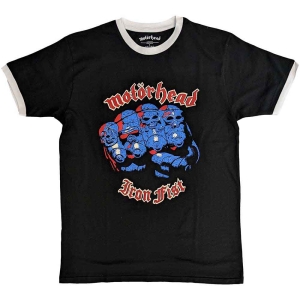 Motorhead - Iron Fist Ringer Uni Bl    in der Gruppe MERCH / T-Shirt / Rockoff_Nya April24 bei Bengans Skivbutik AB (5534477r)