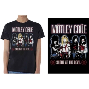Motley Crue - Shout At The Devil Uni Bl    in der Gruppe MERCH / T-Shirt / Rockoff_Nya April24 bei Bengans Skivbutik AB (5534692r)