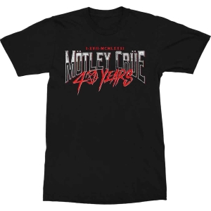 Motley Crue - 40 Years Uni Bl    in der Gruppe MERCH / T-Shirt / Rockoff_Nya April24 bei Bengans Skivbutik AB (5534694r)