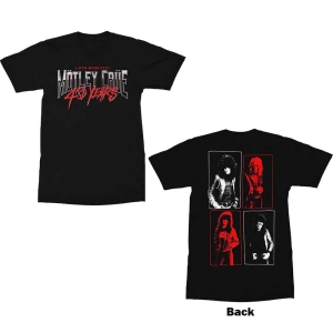 Motley Crue - 40 Years F&B Uni Bl    in der Gruppe MERCH / T-Shirt / Rockoff_Nya April24 bei Bengans Skivbutik AB (5534695r)
