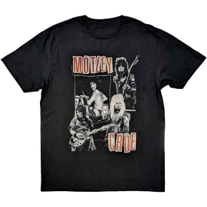 Motley Crue - Vintage Pink Collage Uni Bl    in der Gruppe MERCH / T-Shirt / Rockoff_Nya April24 bei Bengans Skivbutik AB (5534696r)