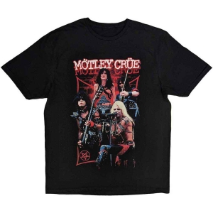 Motley Crue - Live Montage Red Uni Bl    in der Gruppe MERCH / T-Shirt / Rockoff_Nya April24 bei Bengans Skivbutik AB (5534698r)