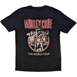 Motley Crue - Vintage World Tour Uni Bl    in der Gruppe MERCH / T-Shirt / Rockoff_Nya April24 bei Bengans Skivbutik AB (5534699r)