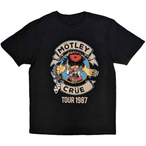 Motley Crue - Girls Girls Girls Tour '87 Uni Bl    in der Gruppe MERCH / T-Shirt / Rockoff_Nya April24 bei Bengans Skivbutik AB (5534700r)
