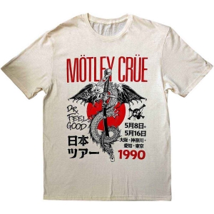 Motley Crue - Dr Feelgood Japanese Tour '90 Uni Natrl  in der Gruppe MERCH / T-Shirt / Rockoff_Nya April24 bei Bengans Skivbutik AB (5534702r)