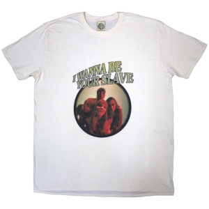 Maneskin - I Wanna Be Your Slave Circle Uni Natrl   in der Gruppe MERCH / T-Shirt / Rockoff_Nya April24 bei Bengans Skivbutik AB (5534980r)