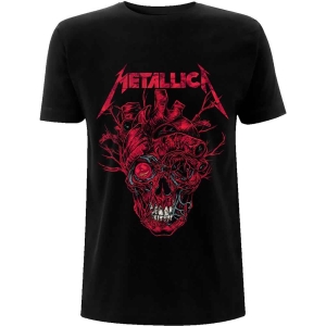 Metallica - Heart Skull Uni Bl    in der Gruppe MERCH / T-Shirt / Rockoff_Nya April24 bei Bengans Skivbutik AB (5534999r)