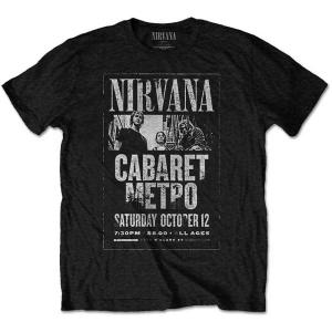 Nirvana - Cabaret Metro Uni Bl    in der Gruppe MERCH / T-Shirt / Rockoff_Nya April24 bei Bengans Skivbutik AB (5535357r)