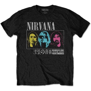 Nirvana - Japan! Uni Bl    in der Gruppe MERCH / T-Shirt / Rockoff_Nya April24 bei Bengans Skivbutik AB (5535359r)